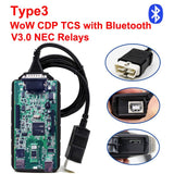 Wow cdp tcs with Bluetooth v5.008 R2 / 2015.R3 keygen obd2 cars trucks scanner