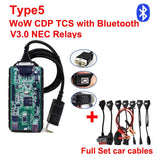 Wow cdp tcs with Bluetooth v5.008 R2 / 2015.R3 keygen obd2 cars trucks scanner