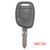 Replacement 1 Button Remote Car Key Shell Fob For Renault