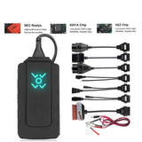 WoW Cdp bluetooth v3.0 Nec relays green board v5.008 R2 full car cable