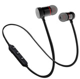 Wireless Bluetooth Earphones Metal Magnetic Stereo Bass Headphones Cordless Sport Headset Earbuds With Microphone