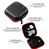 Earphone Storage Bag Case For Earbuds bluetooth earphone Box Carrying bag for headset Ear Pads i7 i7s tws with charger box