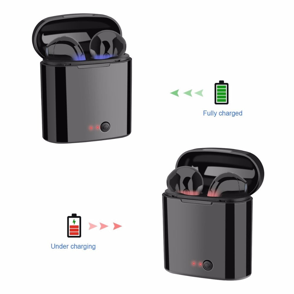 i7S Tws Wireless Headset Bluetooth Earpieces Earbuds Twins Earphone With Charging box Earphones For iPhone Samsung iphone Smart