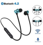 Magnetic Wireless Bluetooth Earphone In-ear Sweatproof XT 11 Bass Stereo Headset Sport Running with Mic Earpiece