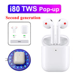 1:1 AP2 Pop up i80 TWS Wireless Earphone Bluetooth 5.0 headset Touch control earbuds - Car Diagnostic Tool