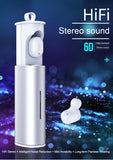 Mini T1 TWS V5.0 Bluetooth Earphone 3D True Wireless Stereo Earbuds With Mic Portable HiFi Deep Bass Sound Cordless Dual Headset